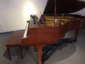 The CMC Music Centre's Murray Adaskin's Heinzmann Salon Grand piano.