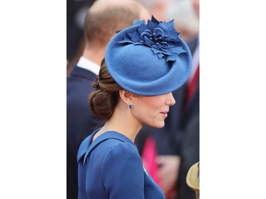 Catherine, Duchess of Cambridge arrives at the Official Welcome Ceremony for the Royal Tour at the British Columbia Legislature on September 24, 2016 in Victoria, Canada.  Prince William, Duke of Cambridge, Catherine, Duchess of Cambridge, Prince George and Princess Charlotte are visiting Canada as part of an eight day visit to the country taking in areas such as Bella Bella, Whitehorse and Kelowna.