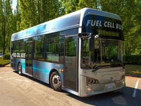 A Ballard-powered fuel cell bus that was built in China.