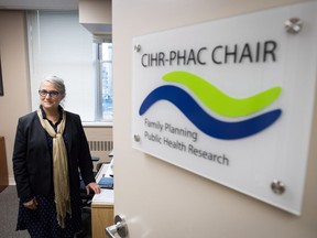 Dr. Wendy Norman stands for a photograph at the B.C. Women's Hospital & Health Centre in Vancouver, B.C., on Friday October 21, 2016. Sexual health advocates are intent on making Canada the most permissive country in the world for a heavily regulated abortion pill expected to hit shelves next month. Mifegymiso has been available elsewhere for nearly 30 years and is approved for use in more than 60 countries with varying restrictions. THE CANADIAN PRESS/Darryl Dyck ORG XMIT: VCRD303
