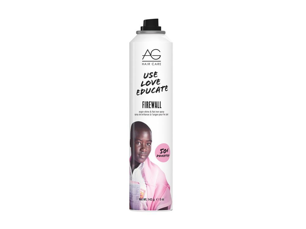 AG Hair has pledged 50 cents from every Use.Love.Educate. Firewall purchased will be donated to the charity One Girl Can.