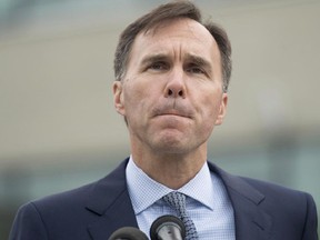 Federal Finance Minister Bill Morneau delivers Ottawa's new budget on March 22, 2017.
