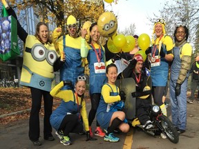 There was plenty of colour around UBC for the 2015 Fall Classic, including these characters on team Rand’s Minions.The good folks with RunVan promise a fun show this November as well.