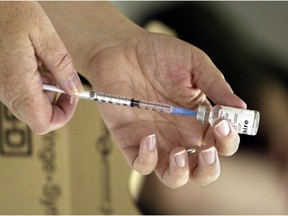 A group of infectious disease experts estimates that this season's influenza vaccine has been more than 40 per cent effective in preventing the respiratory illness in Canadians who got the shot.
