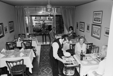 Umberto’s Restaurant on Hornby Street. July 27, 1973.