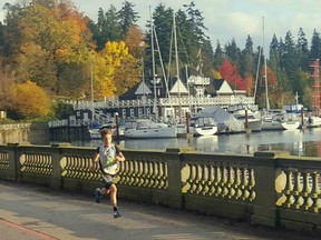 Justin Verbanic, an 11-year-old Vancouver elementary school student, won the 2.5K Great Climate Race on Sunday in Stanley Park in a time of 12 minutes and 11 seconds. He has his sights set on loftier goals.