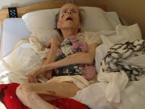 Margot Bentley, a former nurse who was in a vegetative state for years, languished in a Fraser Health-funded nursing home in Abbotsford for a decade. Handout photo [PNG Merlin Archive]