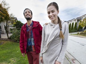 Brice Royer with Alexandra Mackiewic, Royer's first trial 'compassionate roommate'.