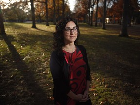 Dr. Onowa McIvor, an assistant professor in Indigenous Education, is photographed on campus at the University of Victoria in Victoria, B.C. Friday, October 28, 2016.