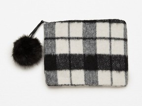 Plaid clutch, $19.90 at Zara, zara.com.