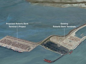 The Port of Vancouver plans a $2-billion expansion to the container terminal at Roberts Bank.