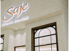 Saje Natural Wellness announced Thursday that the company plans to expand to the United States with the opening of its first store scheduled for the end of next month in Malibu, followed by two more in Los Angeles by the end of the year.