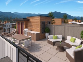 Private rooftop sky lounges provide unparalleled views of the mountains that make up Squamish’s beautiful backdrop.