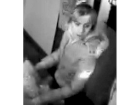 Three men have been taken into custody following the brazen October 16th robbery of a Vancouver marijuana shop.Police are asking anyone who recognizes the woman in this surveillance photo, or who has any information about the robbery, to call 604-717-0613, or Crime Stoppers at 1-800-222-8477. [PNG Merlin Archive]