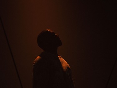 Kenya West performs during his Saint Pablo Tour at Rogers Arena in Vancouver, B.C., October 17, 2016.