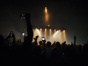 Kenya West performs during his Saint Pablo Tour at Rogers Arena in Vancouver, B.C., October 17, 2016.