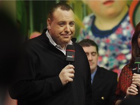 Steve Darling helps host the Show of Hearts telethon in 2012, one of numerous volunteer community efforts over the years.