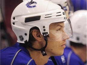 Vancouver Canuck Anton Rodin is injured and may miss the team's season-opener.