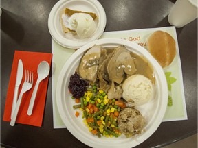 The Union Gospel Mission has been serving a Thanksgiving dinner for years.