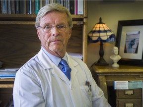 Dr.  Ian Mitchell at his office in North Delta, BC., October 13, 2016.