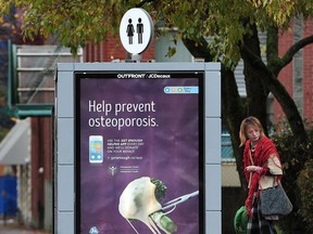 A public washroom at Powell and Main streets in Vancouver on Monday. Vancouver city Coun. Elizabeth Balls wants to see more public washrooms in the city, claiming residents with medical problems and the elderly could benefit from more public toilets. NICK PROCAYLO/PNG