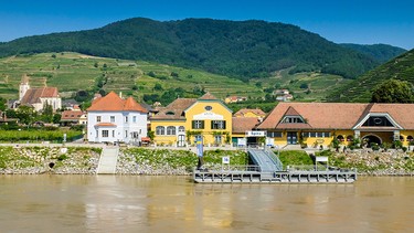 The Village of Spitz along the Danube River. Mary Quincy