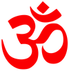 Promod Puri says this symbol, of “Om” (or “Aum”), is the key one in Hinduism. Not the swastika.