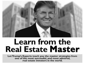 An ad in the Vancouver Sun from Jan. 5, 2010, for Trump Education.