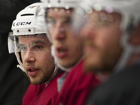 Craig Cunningham (L) can be seen during practice at UBC in this 2015 file photo.