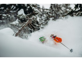 A Skiers Journey follows Chad Sayers and Forrest Coots skiing through British Columbia and a diverse range of other skiing destinations.