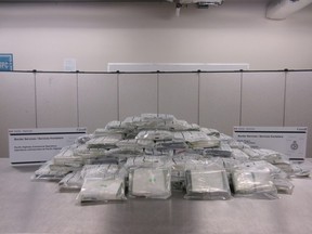 Cocaine seized from commercial truck by CBSA agents Oct. 21, 2016