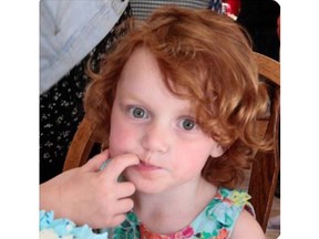 Delilah Felton, 4, is believed to be with her mother, 46-year-old Angela Hanley.