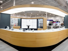 “Best Buy Mississauga hosts Google’s first “shop within a shop” in North America. A Google shop has also opened up at Best Buy location in downtown Vancouver.