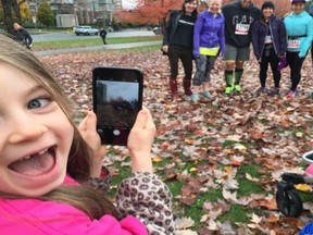 There was no shortage of smiles, selfies, speedsters and surprised youngsters on Sunday morning when MEC Vancouver held its Grand Banana 15K, 10K and 5K races at Stanley Park. More than 700 runners took part in the popular event.
