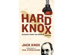 Hard Knox: Musings from the Edge of Canada -- Jack Knox (Heritage House Publishing)book cover.  [PNG Merlin Archive]