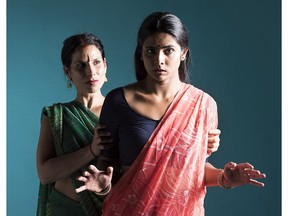 Laara Sadiq and Adele Noronha star in Brothel #9, which runs Nov. 17-27 at the Vancity Culture Lab at the Cultch.