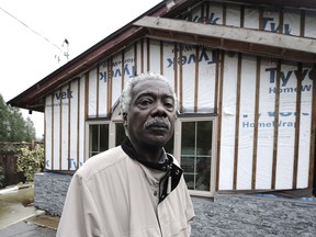 George Wilson-Tagoe, who sued the B.C. Lottery Corp. claiming he was the rightful winner of a $50 million jackpot and has had his case thrown out of court in his partially renovated home in Maple Ridge, BC., November 29, 2016.
