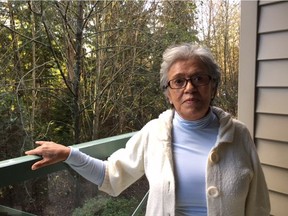 Maria de los Angeles Floves, 71, lives in a rented North Vancouver apartment with her husband and pay a reasonable rent but are worried for the future when they see the same apartment going for double what they pay.