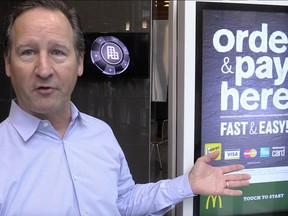 McDonald's restaurant owner Andy Bates sells custom burgers at three, soon to be four outlets.