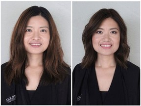 Consyltant Michelle Lui, 38, was tired of her hairstyle and ready for a change.