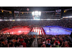 The Arizona Coyotes announced a proposal Monday to build a 16,000-seat arena that would be the third home for the team since it moved to Arizona in 1996.