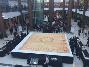 Anyone for cake? This massive carrot cake is enough to feed 23,000 people, and a Guinness Book of World Records rep is expected at the Guildford Town Centre celebration.