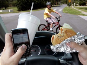 Distracted driving, from using cellphones to deep conversations and other things, is a major cause of accidents.