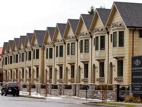 Sales of townhomes in Abbotsford have climbed almosy 20 per cent over this time last year.