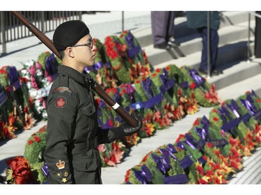 Remembrance Day ceremonies at East York Civic Centre on Friday November 11, 2016. Jack Boland/Toronto Sun/Postmedia Network