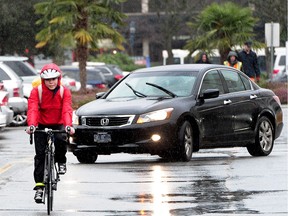 Diana Pham became a regular bike commuter to work in Richmond after taking a seminar on riding in the rain.
