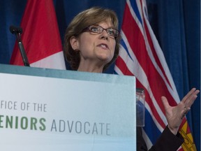 Seniors advocate Isobel Mackenzie says B.C. seniors in nursing homes are still being prescribed antipsychotic drugs and antidepressants at a higher rate than seniors in other provinces.