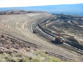 A construction site for the Site C dam in northeastern B.C., pictured last spring. Former premiers Mike Harcourt and Gordon Campbell have distinctly different takes on the $9-billion project.