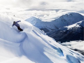 A 27-year-old male snowboarder has died on Blackcomb Mountain.