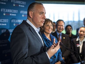 Steve Darling is announced as Liberal candidate in Burnaby-Lougheed at an event Sunday with Premier Christy Clark.